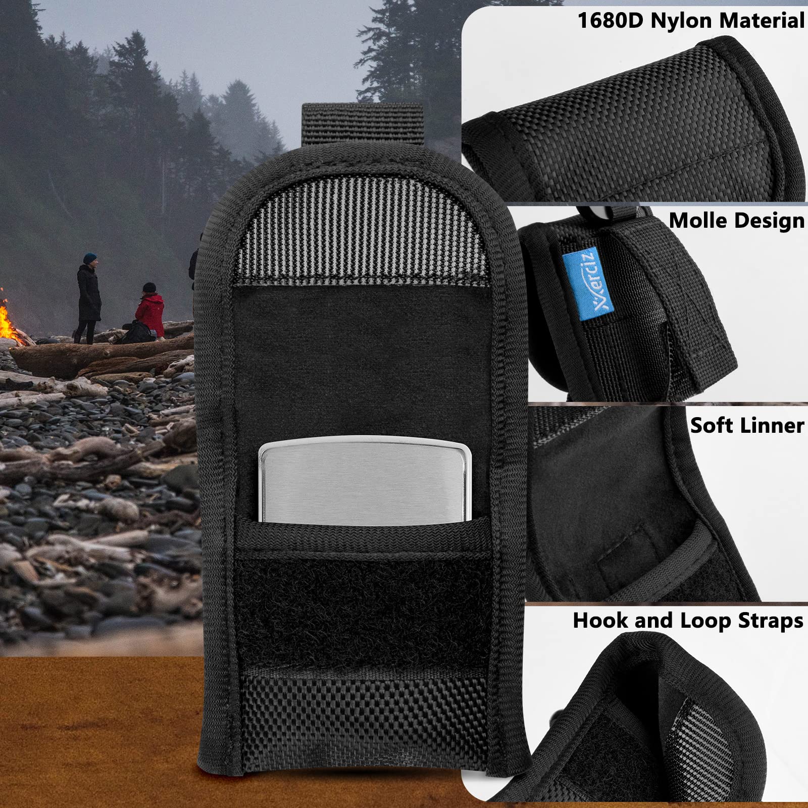 Amazon.com: Xxerciz Lighter Pouch Nylon Lighter Holder with